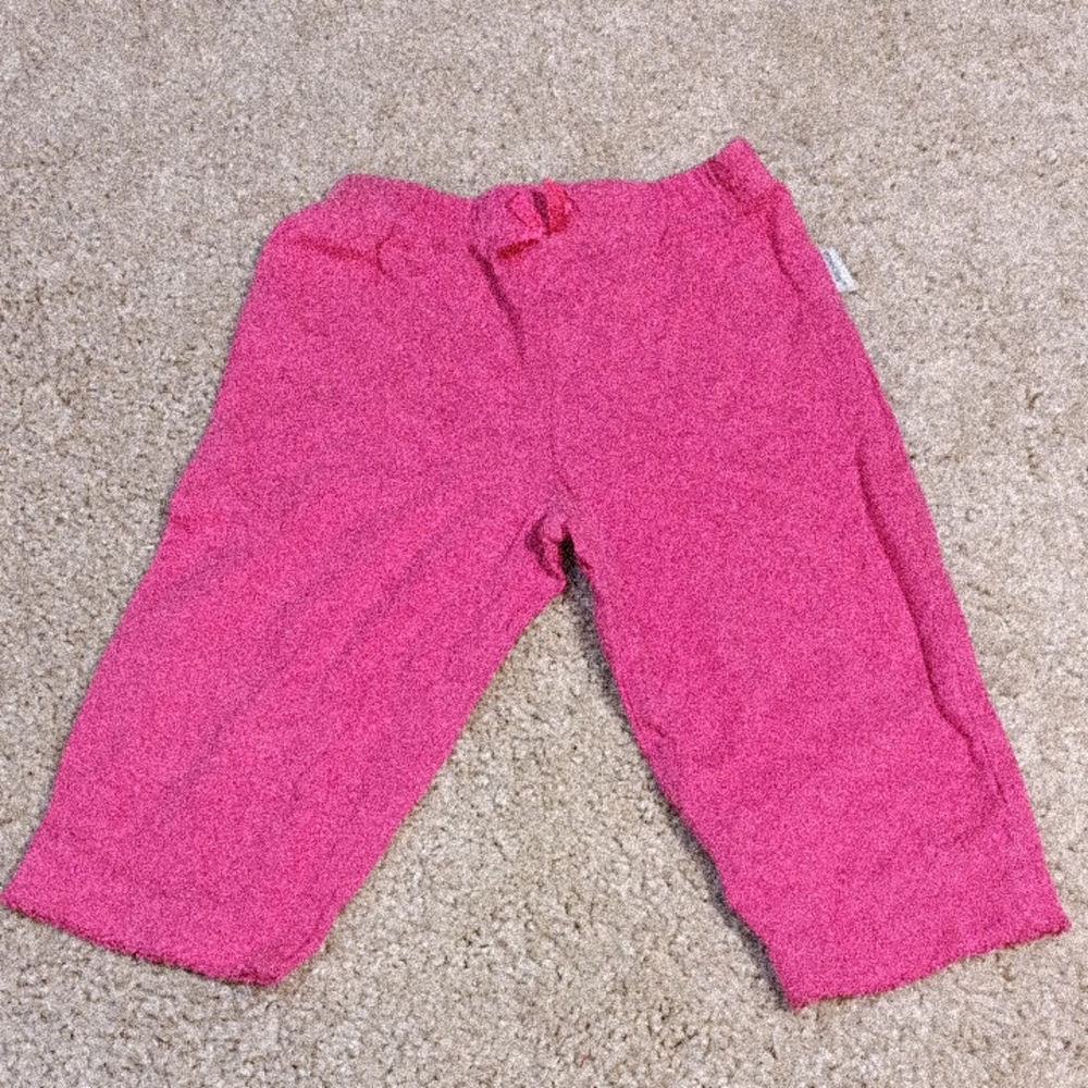 Gerber Onesies- Pink Toddler Pants With Scalloped Leg Cuffs 3-6 Mo